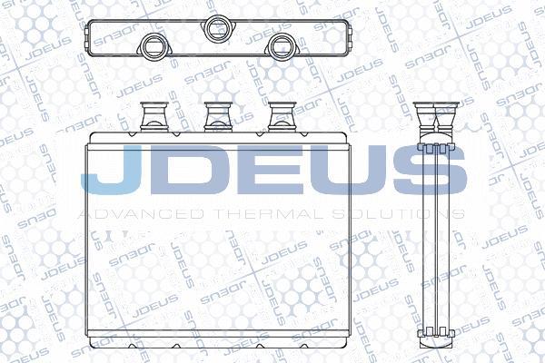 Jdeus M-2050250 - Heat Exchanger, interior heating autospares.lv