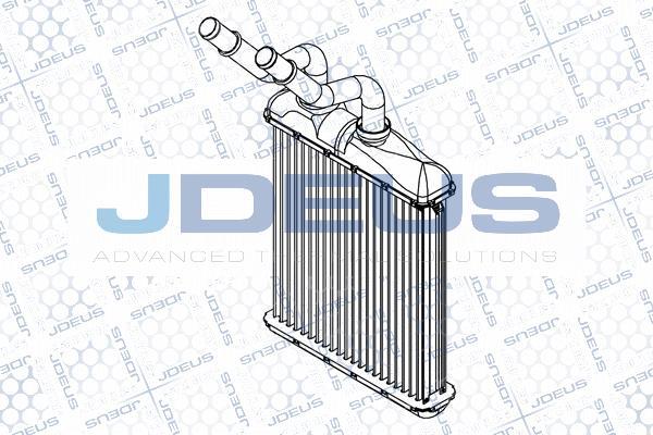 Jdeus M-200007A - Heat Exchanger, interior heating autospares.lv