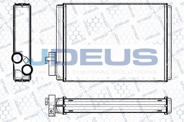 Jdeus M-2010430 - Heat Exchanger, interior heating autospares.lv