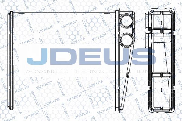 Jdeus M-201003A - Heat Exchanger, interior heating autospares.lv