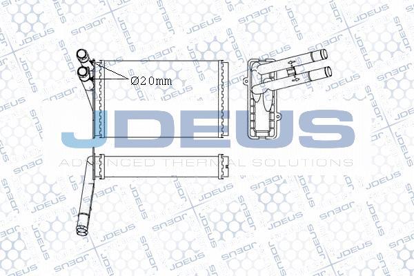 Jdeus M-2010160 - Heat Exchanger, interior heating autospares.lv