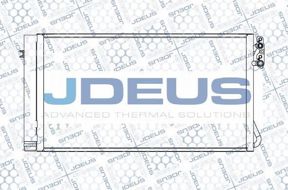 Jdeus M-7050680 - Condenser, air conditioning autospares.lv