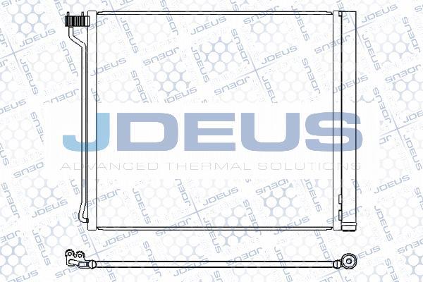 Jdeus M-7050890 - Condenser, air conditioning autospares.lv
