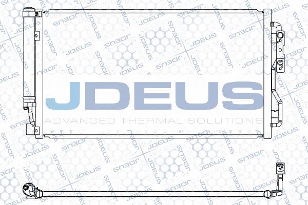 Jdeus M-7050770 - Condenser, air conditioning autospares.lv