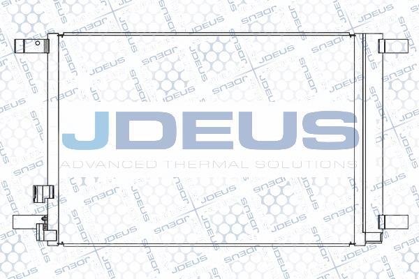 Jdeus M-7010660 - Condenser, air conditioning autospares.lv