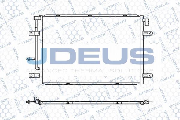 Jdeus M-7010350 - Condenser, air conditioning autospares.lv