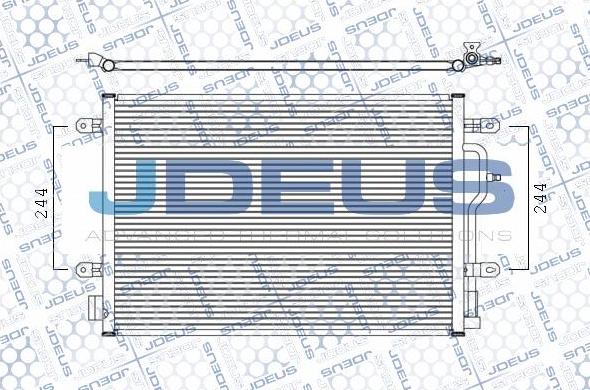 Jdeus M-7010240 - Condenser, air conditioning autospares.lv