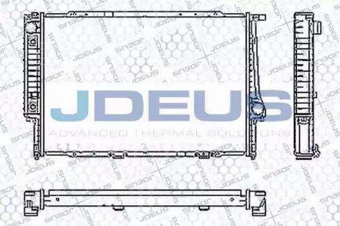 Jdeus RA0050460 - Radiator, engine cooling autospares.lv