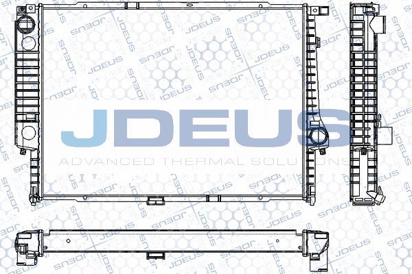 Jdeus RA0050430 - Radiator, engine cooling autospares.lv