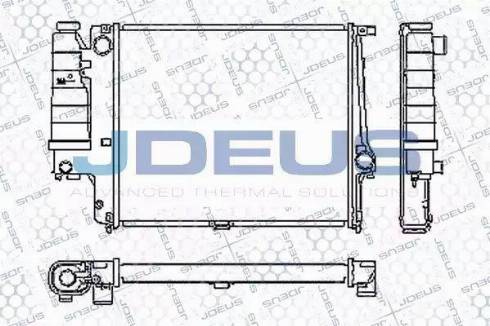 Jdeus RA0050470 - Radiator, engine cooling autospares.lv