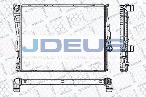 Jdeus RA0050540 - Radiator, engine cooling autospares.lv