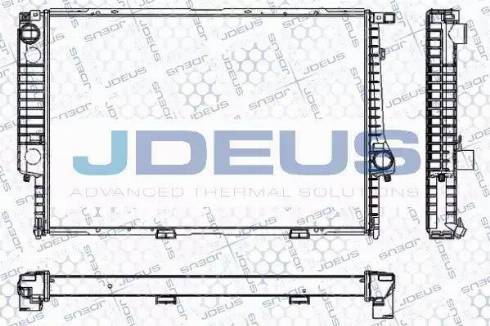 Jdeus RA0050550 - Radiator, engine cooling autospares.lv