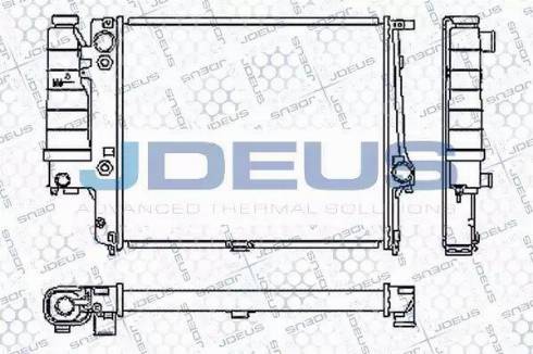 Jdeus RA0050500 - Radiator, engine cooling autospares.lv