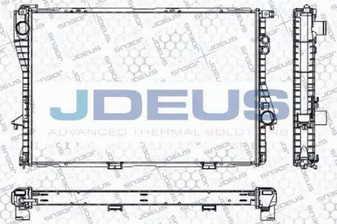 Jdeus RA0050530 - Radiator, engine cooling autospares.lv