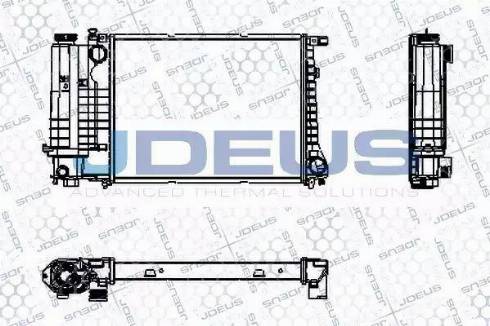 Jdeus RA0050570 - Radiator, engine cooling autospares.lv