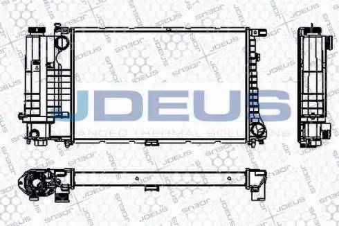 Jdeus RA0050600 - Radiator, engine cooling autospares.lv