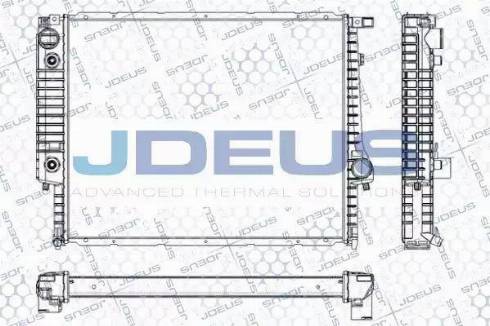 Jdeus RA0050040 - Radiator, engine cooling autospares.lv