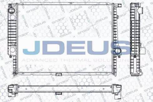 Jdeus RA0050050 - Radiator, engine cooling autospares.lv