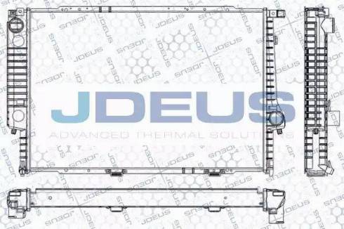 Jdeus RA0050080 - Radiator, engine cooling autospares.lv