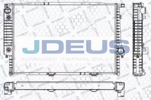 Jdeus RA0050070 - Radiator, engine cooling autospares.lv