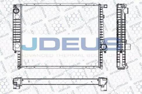 Jdeus RA0050150 - Radiator, engine cooling autospares.lv