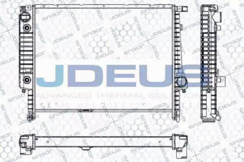 Jdeus RA0050170 - Radiator, engine cooling autospares.lv