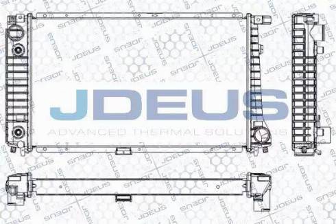 Jdeus RA0050380 - Radiator, engine cooling autospares.lv