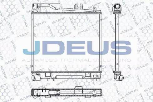 Jdeus RA0050320 - Radiator, engine cooling autospares.lv