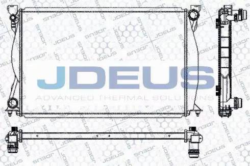 Jdeus RA0010410 - Radiator, engine cooling autospares.lv