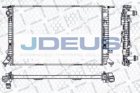 Jdeus RA0010430 - Radiator, engine cooling autospares.lv