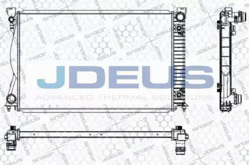 Jdeus RA0010420 - Radiator, engine cooling autospares.lv