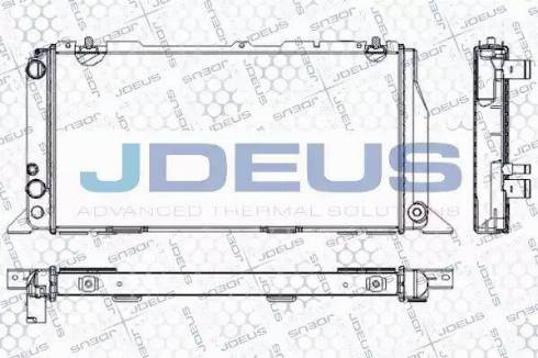 Jdeus RA0010090 - Radiator, engine cooling autospares.lv