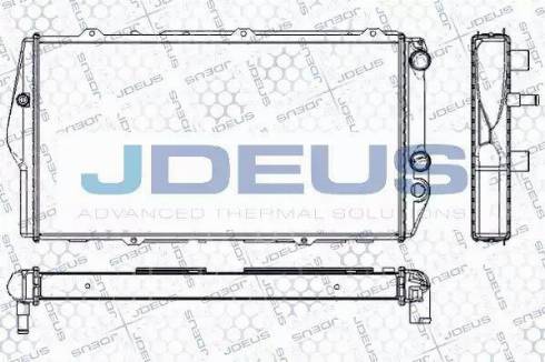 Jdeus RA0010040 - Radiator, engine cooling autospares.lv