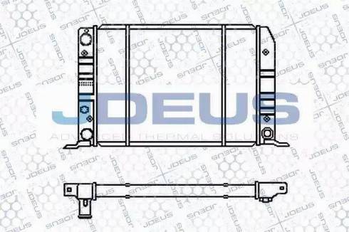 Jdeus RA0010060 - Radiator, engine cooling autospares.lv