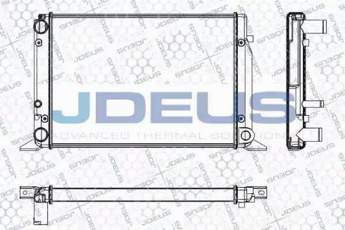 Jdeus RA0010061 - Radiator, engine cooling autospares.lv