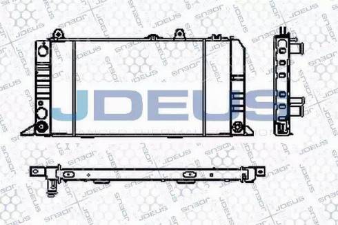 Jdeus RA0010010 - Radiator, engine cooling autospares.lv