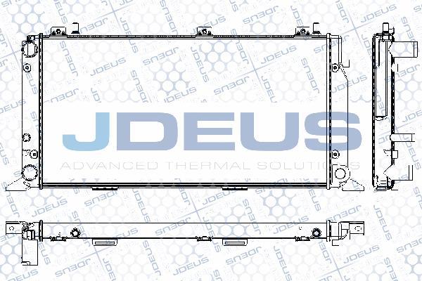 Jdeus RA0010021 - Radiator, engine cooling autospares.lv