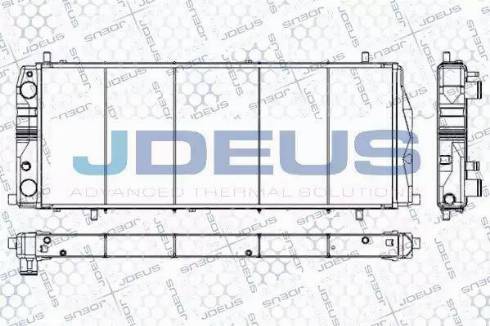 Jdeus RA0010070 - Radiator, engine cooling autospares.lv