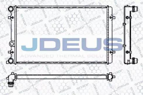 Jdeus RA0010190 - Radiator, engine cooling autospares.lv