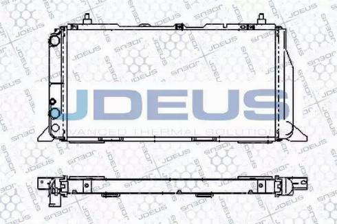 Jdeus RA0010100 - Radiator, engine cooling autospares.lv