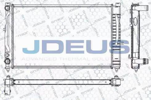Jdeus RA0010180 - Radiator, engine cooling autospares.lv