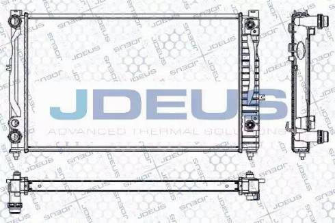 Jdeus RA0010170 - Radiator, engine cooling autospares.lv