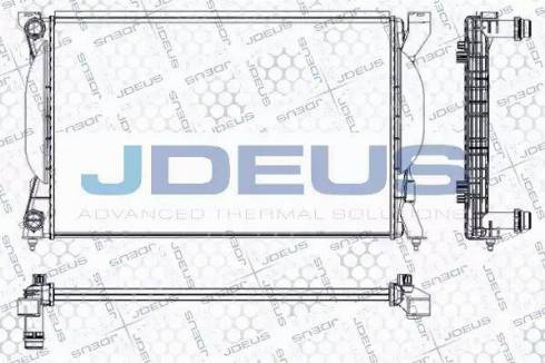 Jdeus RA0010350 - Radiator, engine cooling autospares.lv