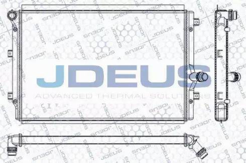 Jdeus RA0010320 - Radiator, engine cooling autospares.lv