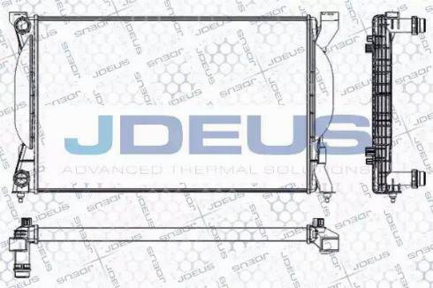 Jdeus RA0010241 - Radiator, engine cooling autospares.lv