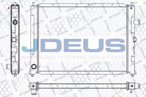 Jdeus RA0020371 - Radiator, engine cooling autospares.lv