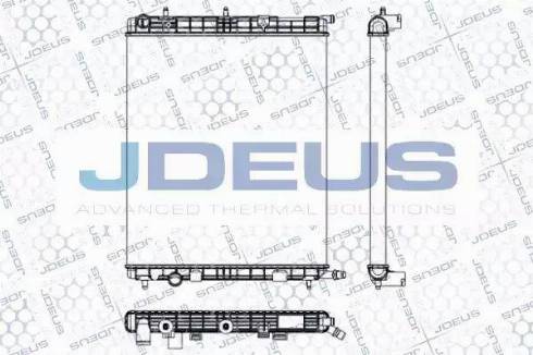 Jdeus RA0070090 - Radiator, engine cooling autospares.lv