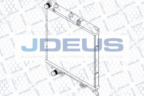 Jdeus RA0070091 - Radiator, engine cooling autospares.lv