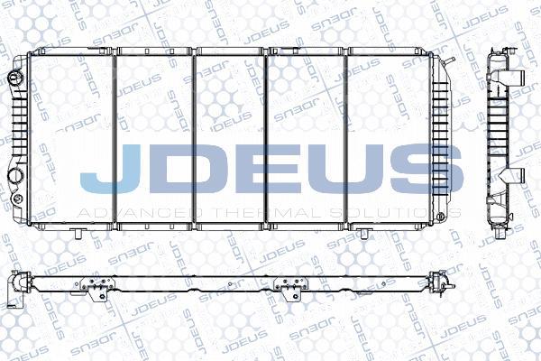 Jdeus RA0070040 - Radiator, engine cooling autospares.lv