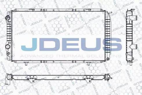 Jdeus RA0070059 - Radiator, engine cooling autospares.lv